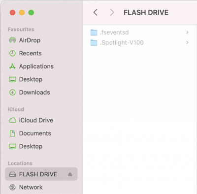 format flash drive mac