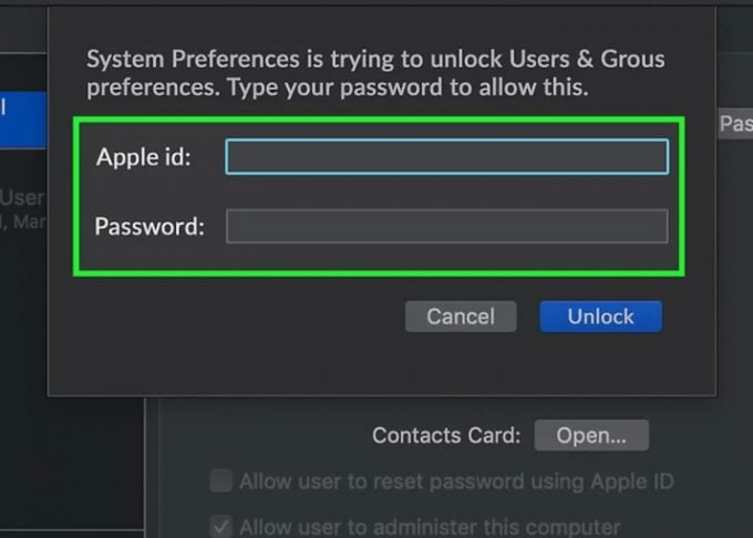 How to change the user name in macOS