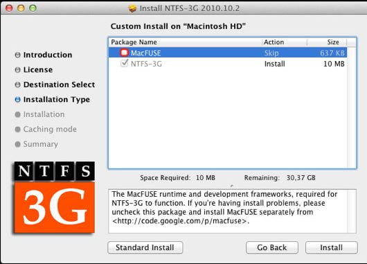 enable write to ntfs on mac